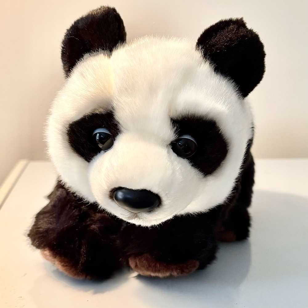 GANZ Webkinz Signature Panda NWOT, not played with, stored plush stuffed toy.